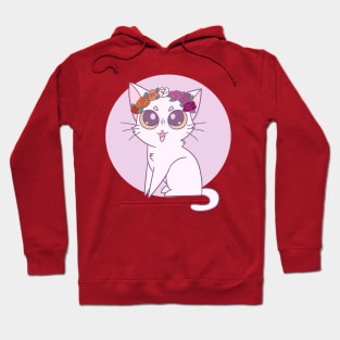 Subtle Lesbian Pride Cat Hoodie